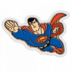 Набор для вырезания печенья: форма и трафарет Супермен, d=11 см