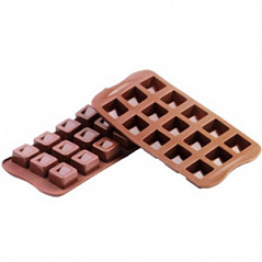 Форма силиконовая ИЗИ-ШОК Куб Silikomart