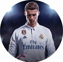 Вафельная картинка FIFA, d=20 см