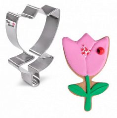 Форма для вырезания печенья Тюльпан, 7,3*11,3 см