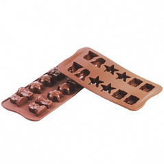 Форма силиконовая ИЗИ-ШОК Рождество Silikomart