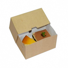 Коробка для торта Крафт OSQ CAKE 1200, 15*10*8,5 см