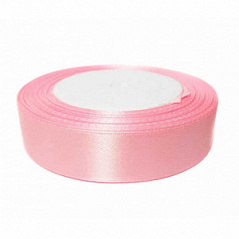 Лента атласная СВЕТЛО-РОЗОВАЯ 2,5 см, намотка 23 метра Лента атласная СВЕТЛО-РОЗОВАЯ 2,5 см, намотка 23 метра