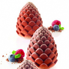 Форма силиконовая ШИШКИ с держателем Silikomart