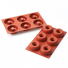 Форма силиконовая СИЛИКОНФЛЕКС Донатс SF170 Silikomart