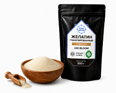 Желатин гранулированный 240 bloom Халяль, 500 г