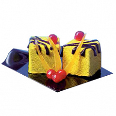 Поднос 9*10,5 черный квадратный ГОУГОУ