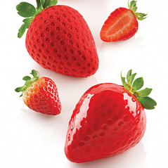 Форма силиконовая КЛУБНИКА 120 Silikomart