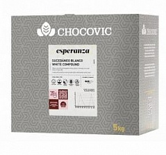 Белая глазурь для покрытия Esperanza Chocovic, 5 кг