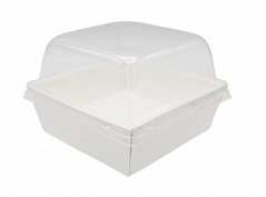 Коробка SMART PACK для бенто-торта/моти белая 15*15*8,5 см