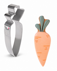 Форма для вырезания печенья Морковка, 3,5*1,3 см Форма для вырезания печенья Морковка, 3,5*1,3 см