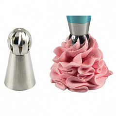 Насадка кондитерская ШАР (Восточная роза) №1 Silikomart Насадка кондитерская ШАР (Восточная роза) №1 Silikomart