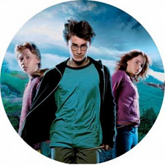 Вафельная картинка Гарри Поттер, d=20 см