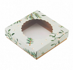 Коробка для печенья со съемной крышкой Омела на 1 шт.