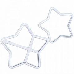 Форма для вырезания печенья Звезды 2 шт. (6, 8 см)