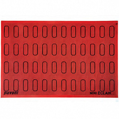 Коврик силиконовый Эклер 48 контуров 60*18 мм Pavoni