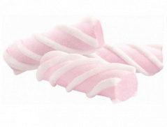 Зефир жевательный "MallowMan" со вкусом земляники и ваниили, 100 г