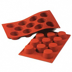 Форма силиконовая СИЛИКОНФЛЕКС Маффин малый SF022 Silikomart