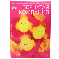 Набор для украшения пасхальных яиц "Пернатая компания", 1 шт
