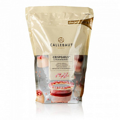 Хрустящие шарики Клубника Crispearls Barry Callebaut, 800 г