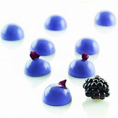 Форма силиконовая микро ПОЛУСФЕРА №35 белая Silikomart