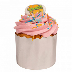 Форма для кулича СЕРЕБРЯНАЯ d90*h90 мм, 1 шт. Форма для кулича СЕРЕБРЯНАЯ d90*h90 мм, 1 шт.