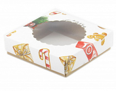 Коробка для печенья со съемной крышкой Merry Christmas на 1 шт.
