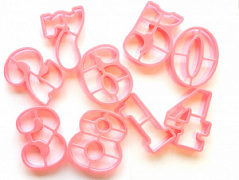 Набор форм для вырезания печенья Цифры, d=9 см Набор форм для вырезания печенья Цифры, d=9 см