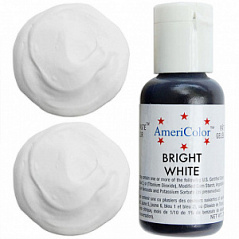 Краситель гелевый Яркий белый/Bright White AmeriColor, 21 г