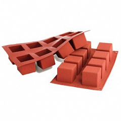 Форма силиконовая СИЛИКОНФЛЕКС Куб большой Silikomart