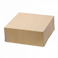 Коробка для торта Крафт ECO CAKE 6000 25,5*25,5*10,5 см
