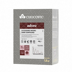Глазурь тёмная для покрытия Adora Chocovic, 1,5 кг