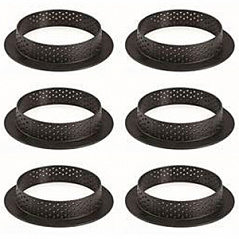 Кольцо перфорированное для выпечки 80 Silikomart (набор 6 шт.) Кольцо перфорированное для выпечки 80 Silikomart (набор 6 шт.)