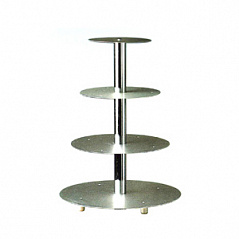Подставка для торта 4-ярусная металлическая Подставка для торта 4-ярусная металлическая