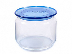 БАНКА для продуктов стеклянная с пластмассовой крышкой "Plano Blue" Luminarc, 500 мл