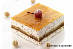 Форма ТОРТАФЛЕКС КВАДРАТ 180х180 h 40 мм Silikomart