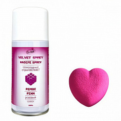 Шоколадный спрей ВЕЛЬВЕТ розовый, 150 мл