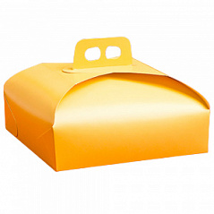 Коробка для евроторта бежевая, 23*23*7 см Коробка для евроторта бежевая, 23*23*7 см