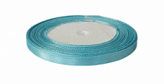 Лента атласная СВЕТЛО-ГОЛУБАЯ 0,6 см, 23 метра