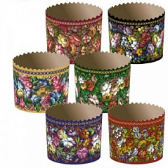 Форма для кулича ЖОСТОВО d90*h90 мм, 1 шт. Форма для кулича ЖОСТОВО d90*h90 мм, 1 шт.