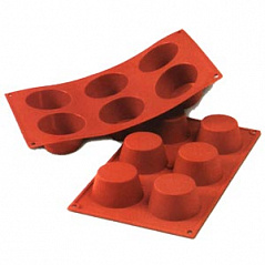 Форма силиконовая СИЛИКОНФЛЕКС Маффин средний SF023 Silikomart