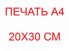 Вафельная картинка по индивидуальному дизайну А4 (210х300 мм)