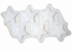 Силиконовый молд для леденцов, карамели и шоколада "Звезды", h=6 см