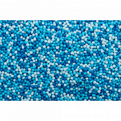 Посыпка Шарики Микс №7 сине-бело-голубой, 100 г