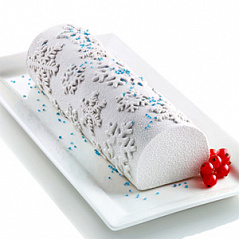 Коврик силиконовый трафарет СНЕЖИНКИ Silikomart