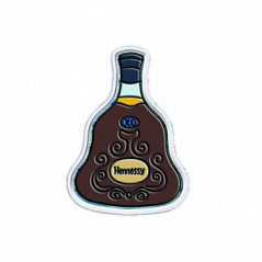 Набор для вырезания печенья: форма и трафарет Бутылка "Хеннеси", d=10 см