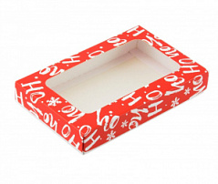 Коробка для печенья с окном Ho-ho-ho на 2 шт.