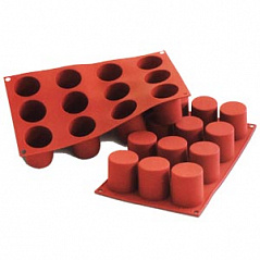 Форма силиконовая СИЛИКОНФЛЕКС Цилиндр малый SF098 Silikomart