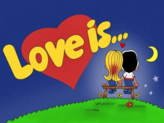 Вафельная картинка Love is, А4