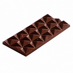 Форма для шоколадных плиток ПИРАМИДА, 17,5*27,5 см